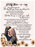 Love from Sister in Law Blanket, Gift for Sister in Law Fleece, Sherpa Blanket VPS Cozy Plush Fleece Blanket - 30x40