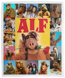 ALF Blankets, Alien Life Form Fleece Sherpa, Gordon Shumway Blankets, ALF Gifts VPM Cozy Plush Fleece Blanket - 50x60