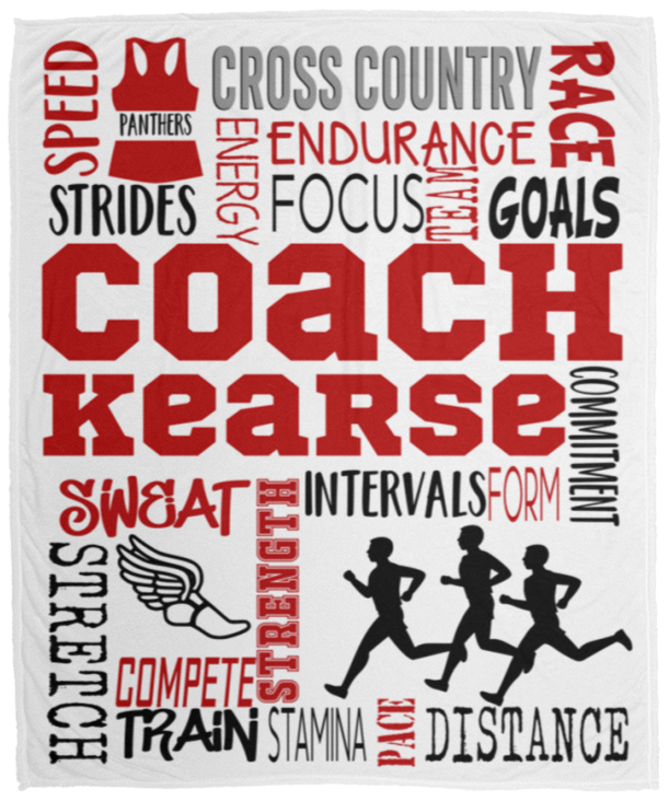 Coach Kearse VPM Cozy Plush Fleece Blanket - 50x60