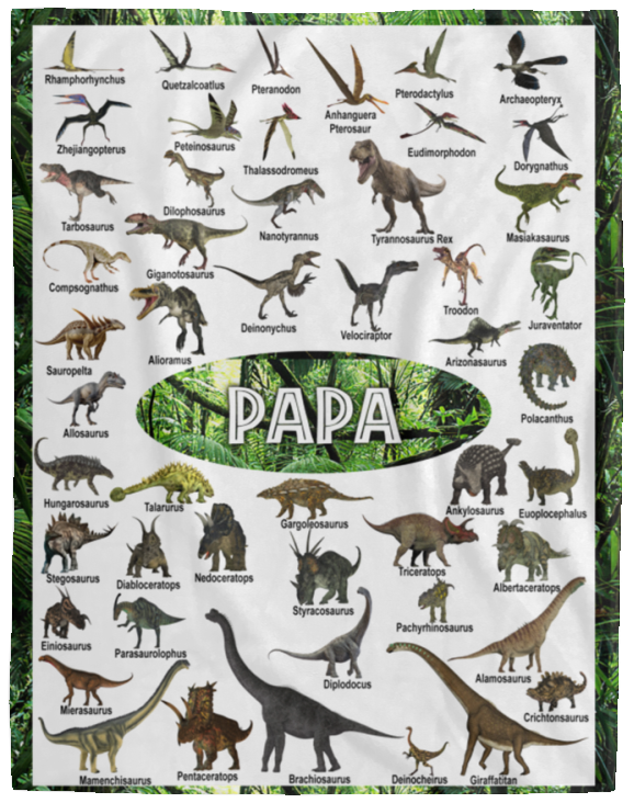 papa - VPL Cozy Plush Fleece Blanket - 60x80