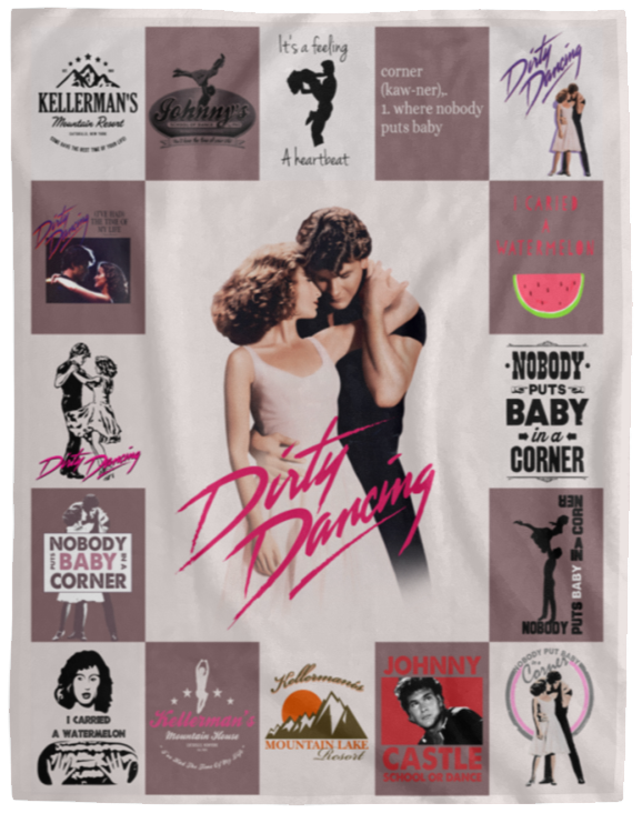 Dirty Dancing Blanket, Dirty Dancing Movies Fleece, Sherpa Blanket Gifts VPL Cozy Plush Fleece Blanket - 60x80
