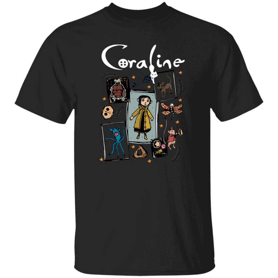 Spooky Coraline Movie Halloween T-shirt, Halloween Coraline Shirt G500 5.3 oz. T-Shirt