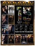 15 Years Of Twilight Blanket, The Twilight Saga Fleece, Sherpa Blanket VPS Cozy Plush Fleece Blanket - 30x40