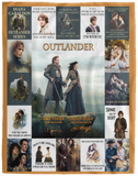 Outlander TV Series Blanket, Outlander Fleece, Sherpa Blanket VPL Cozy Plush Fleece Blanket - 60x80