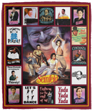 Seinfeld Blankets, Nice Game Pretty Boy Quilt, Fleece Sherpa, Jerry Seinfeld VPM Cozy Plush Fleece Blanket - 50x60