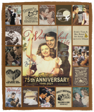 It’s a Wonderful Life 75th anniversary Fleece Blanket, Merry Christmas Blanket VPM Cozy Plush Fleece Blanket - 50x60