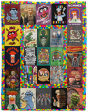 The Muppets Blanket, Muppet Show Fleece, Sherpa Blanket All Seasons VPL Cozy Plush Fleece Blanket - 60x80