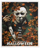 Halloween Michael Myers Blanket, Ultra-Soft Warm Micro Fleece, Sherpa Blanket D7 - VPM Cozy Plush Fleece Blanket - 50x60