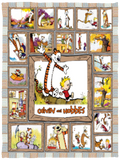 Calvin And Hobbes Blanket, Bill Watterson Fleece, Sherpa Blanket Soft and Cozy Calvin And Hobbes Blanket, Bill Watterson Fleece, Sherpa Blanket Soft and Cozy VPS Cozy Plush Fleece Blanket - 30x40