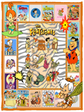 The Flintstones Blanket, 60s Cartoon TV Series Fleece, Sherpa Soft and Cozy VPS Cozy Plush Fleece Blanket - 30x40