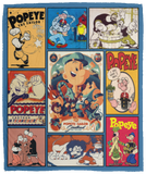 Popeye Blanket, Popeye the Sailor Cartoon Fleece, Sherpa Blanket Soft and Cozy VPM Cozy Plush Fleece Blanket - 50x60