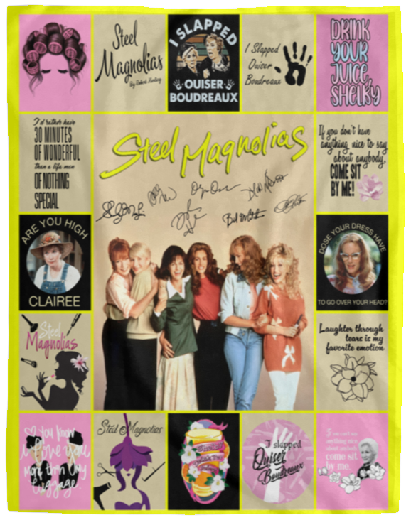 Steel magnolias Blanket, Steel magnolias Movie Fleece, Sherpa Blanket VPL Cozy Plush Fleece Blanket - 60x80