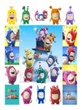 Oddbods Blanket, Oddbods Cartoons TV Series Fleece, Sherpa Blanket VPS Cozy Plush Fleece Blanket - 30x40