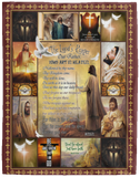 Jesus Christ Blanket, Christian Religious Faith Fleece, Sherpa Blanket VPL Cozy Plush Fleece Blanket - 60x80