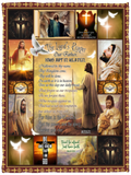 Jesus Christ Blanket, Christian Religious Faith Fleece, Sherpa Blanket VPS Cozy Plush Fleece Blanket - 30x40