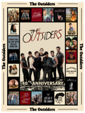 The Outsiders Blanket, The Outsiders - 40th Anniversary Fleece, Sherpa Blanket VPS Cozy Plush Fleece Blanket - 30x40