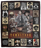 Tombstone Blanket, Tombstone Movies Fleece, Sherpa Blanket Soft and Cozy VPM Cozy Plush Fleece Blanket - 50x60