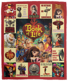 The Book Of Life Blanket, The Book Of Life Cartoon Movies Fleece, Sherpa Blanket VPM Cozy Plush Fleece Blanket - 50x60