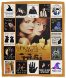Practical Magic Blanket, Practical Magic Fleece, Sherpa Blanket Sally Owens VPM Cozy Plush Fleece Blanket - 50x60
