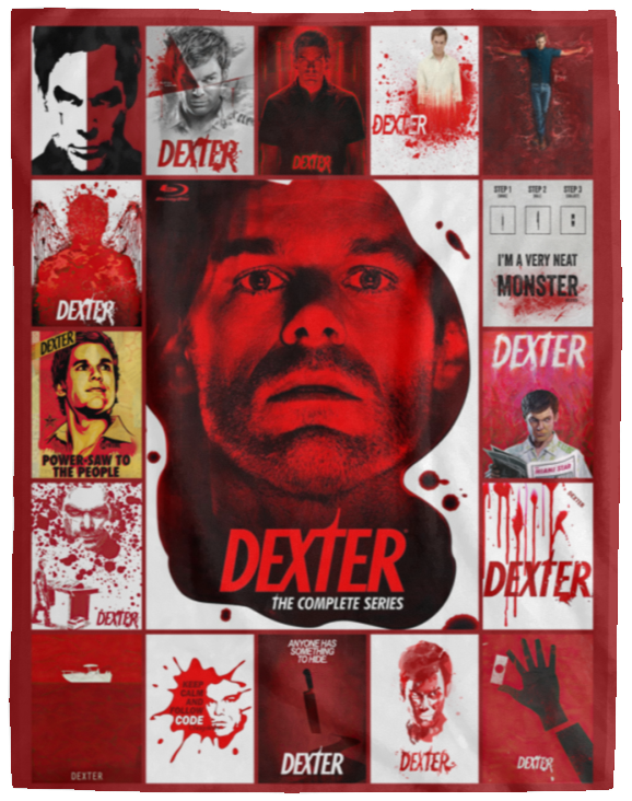 Dexter Blanket, Dexter TV Series Fleece, Sherpa Blanket Soft and Cozy VPL Cozy Plush Fleece Blanket - 60x80