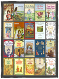 Laura Ingalls Wilder Books Blanket, Laura Ingalls Wilder Fleece, Sherpa Blanket VPS Cozy Plush Fleece Blanket - 30x40