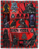 Darth Vader Blanket, Star Wars Movies Fleece, Sherpa Blanket Soft and Cozy VPL Cozy Plush Fleece Blanket - 60x80