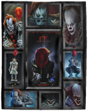 Halloween Pennywise Blankets, It Chapter Two Fleece, Sherpa Blanket Horror Movie VPL Cozy Plush Fleece Blanket - 60x80