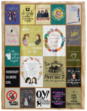 Gilmore Girls Blanket, Gilmore Girls TV Series Fleece, Blanket Ver2 VPL Cozy Plush Fleece Blanket - 60x80