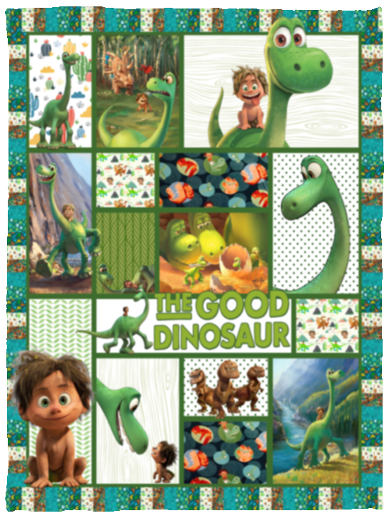 The Good Dinosaur Blankets, Apatosaurus Arlo Quilt, Fleece Sherpa, Cute Blankets VPS Cozy Plush Fleece Blanket - 30x40