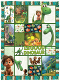 The Good Dinosaur Blankets, Apatosaurus Arlo Quilt, Fleece Sherpa, Cute Blankets VPS Cozy Plush Fleece Blanket - 30x40