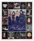 Pretty Little Liars Blanket, Pretty Little Liars TV Series Fleece Blanket VPM Cozy Plush Fleece Blanket - 50x60