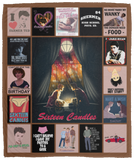 Sixteen Candles Blanket, Sixteen Candles Movies Fleece, Sherpa Super Soft Comfy VPM Cozy Plush Fleece Blanket - 50x60