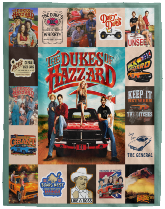 The Dukes Of Hazzard Blanket, The Dukes Of Hazzard Fleece, Sherpa Blanket VPL Cozy Plush Fleece Blanket - 60x80