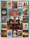 The Dukes Of Hazzard Blanket, The Dukes Of Hazzard Fleece, Sherpa Blanket VPL Cozy Plush Fleece Blanket - 60x80