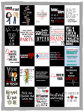 Grey's Anatomy Blanket, It’s A Beautiful Day To Save Lives Quilt, Fleece Sherpa VPS Cozy Plush Fleece Blanket - 30x40