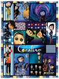 Coraline Blanket, Coraline Cartoon Movie Fleece, Sherpa Blanket Soft and Cozy VPS Cozy Plush Fleece Blanket - 30x40