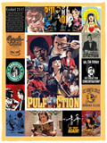 Pulp Fiction Blanket, Pulp Fiction Movie Fleece, Sherpa Blanket Ver2 VPS Cozy Plush Fleece Blanket - 30x40