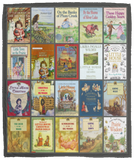Laura Ingalls Wilder Books Blanket, Laura Ingalls Wilder Fleece, Sherpa Blanket - VPM Cozy Plush Fleece Blanket - 50x60