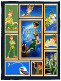 Peter Pan Blanket, Peter Pan 3D Album Fleece, Sherpa Blanket - VPS Cozy Plush Fleece Blanket - 30x40