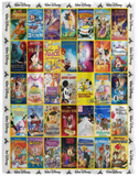 Disneyland Movies Blanket, Mickey And Friends Fleece Blanket Cartoon Movies VPL Cozy Plush Fleece Blanket - 60x80