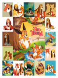 The Fox And The Hound Blanket, Tod and Copper Fleece Blanket Cartoon Movies VPS Cozy Plush Fleece Blanket - 30x40