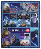 Wall E Blanket, Wall E Fleece, Sherpa Blanket Soft and Cozy Luxury VPM Cozy Plush Fleece Blanket - 50x60