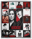 The Blacklist Blanket, The Blacklist TV Series Fleece, Sherpa Blanket - VPM Cozy Plush Fleece Blanket - 50x60
