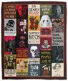 American Horror Story Blanket, American Horror Story TV Series Fleece, Sherpa VPM Cozy Plush Fleece Blanket - 50x60