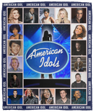 American Idol Blanket, American Idol Winners Fleece, Sherpa Blanket VPM Cozy Plush Fleece Blanket - 50x60