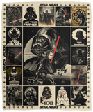 Darth Vader Blanket, Star Wars Darth Vader All Season Fleece, Sherpa Blanket VPM Cozy Plush Fleece Blanket - 50x60