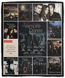 The Vampire Diaries Blanket, The Vampire Diaries TV Series Fleece, Sherpa VPM Cozy Plush Fleece Blanket - 50x60
