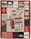 Nurse Blanket, I Am a Nurse Fleece, Sherpa Blanket, Gift Ideas VPL Cozy Plush Fleece Blanket - 60x80