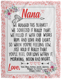 Tyler, Shea, Ashton, Jacob, Jasmine, Raegan, Cj, Connor, Cooper, Colton - VPL Cozy Plush Fleece Blanket - 60x80