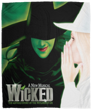 Wicked Musical Blanket, Wicked Christmas Fleece, Sherpa Blanket Broadway VPM Cozy Plush Fleece Blanket - 50x60